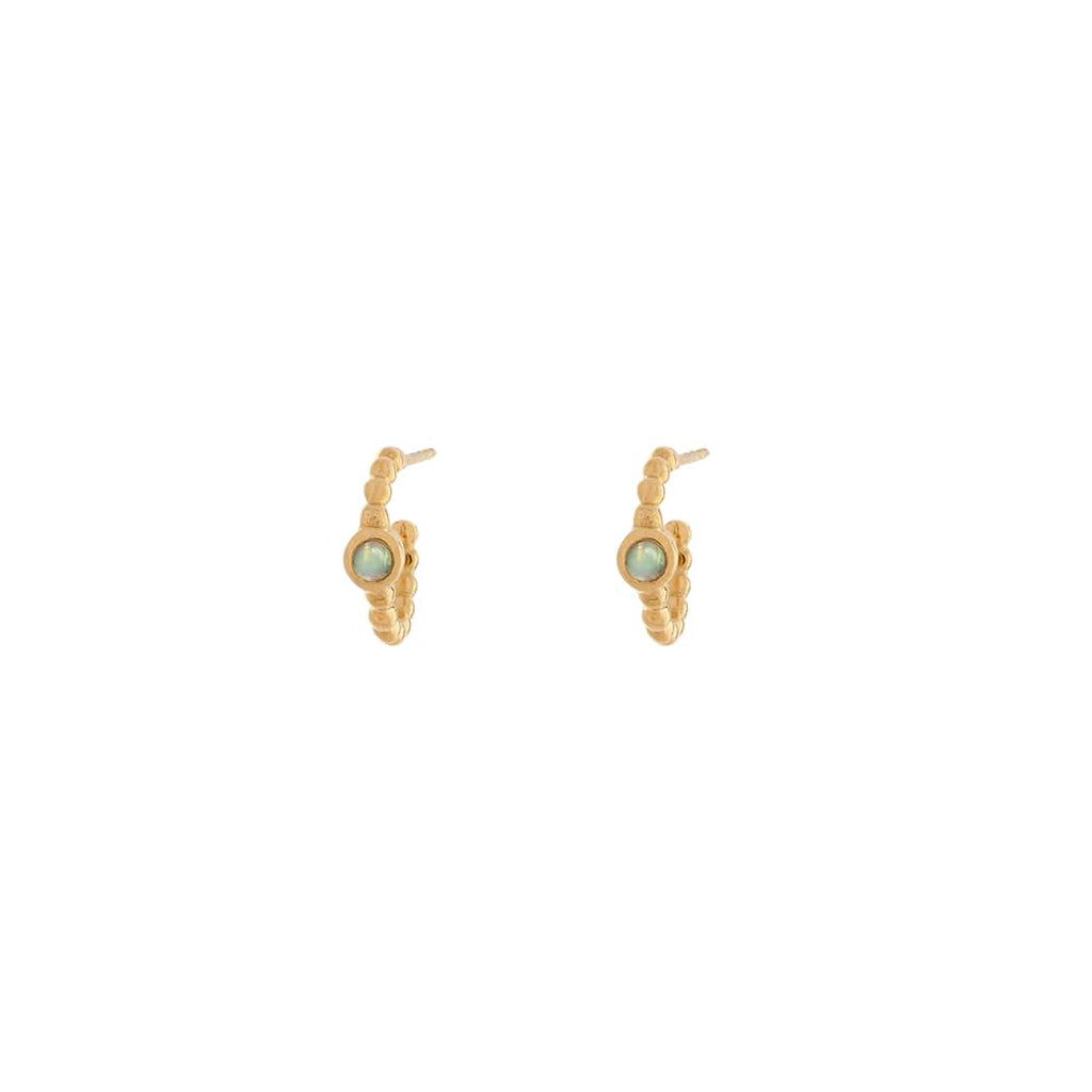 OOKONOOKI- (SASKATOON BERRY) EARRING - Opal